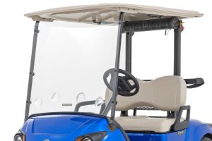Yamaha Drive2 Fleet QuieTech EFI Vented Full Windshield - Rough Country - Scratch Resistant - '21-'22